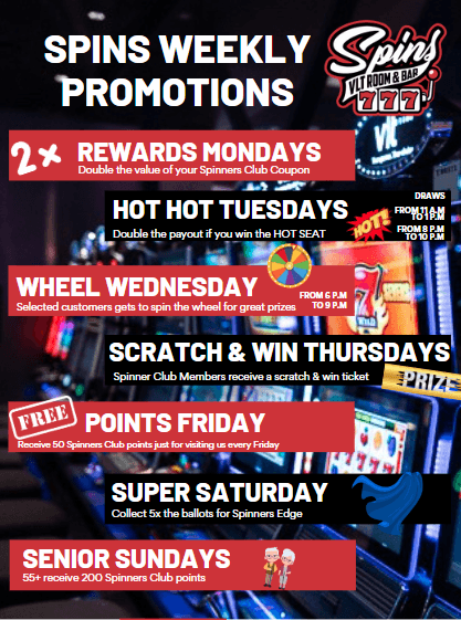 Spins Weekly Promotions